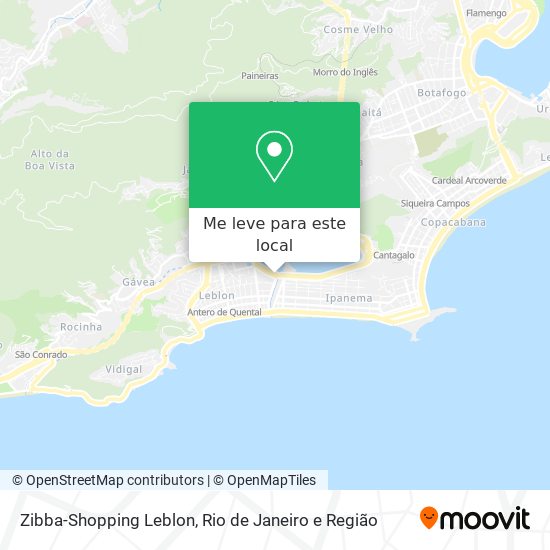 Zibba-Shopping Leblon mapa