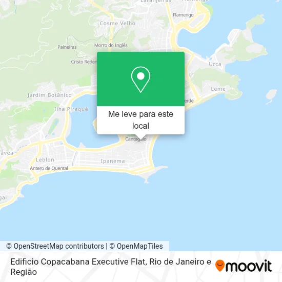 Edificio Copacabana Executive Flat mapa