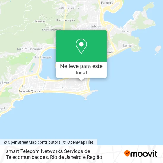 smart Telecom Networks Servicos de Telecomunicacoes mapa