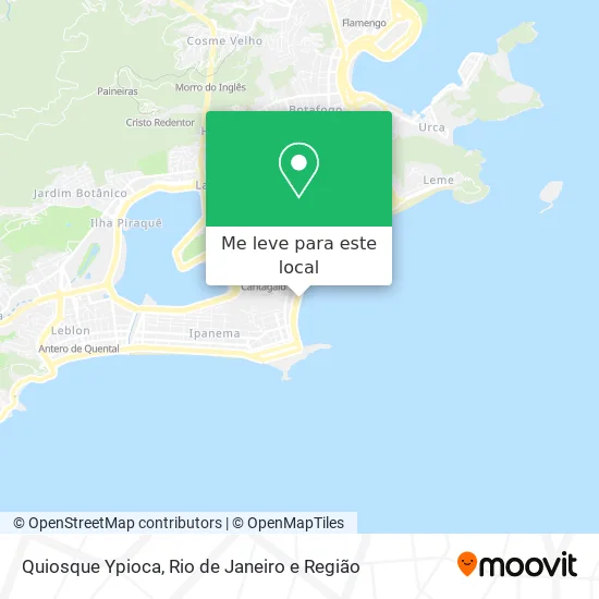 Quiosque Ypioca mapa