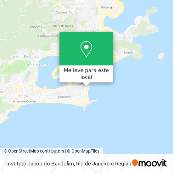 Instituto Jacob do Bandolim mapa