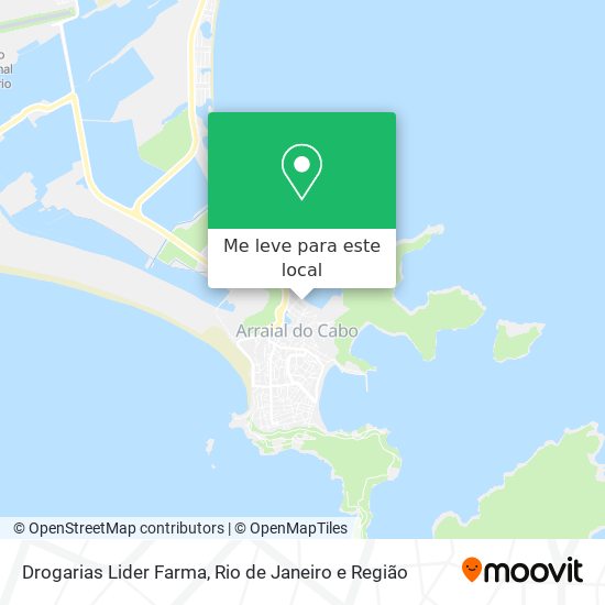 Drogarias Lider Farma mapa