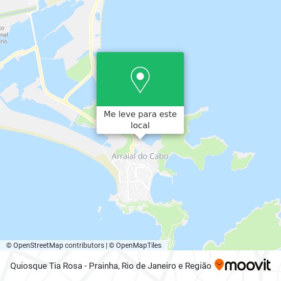 Quiosque Tia Rosa - Prainha mapa