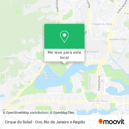 Cirque du Soleil - Ovo mapa