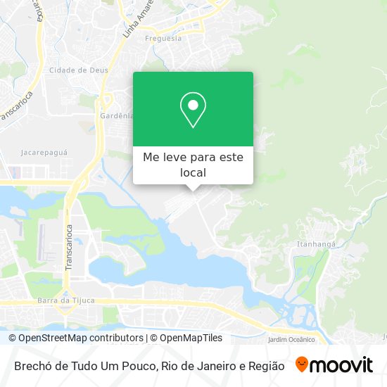Brechó de Tudo Um Pouco mapa
