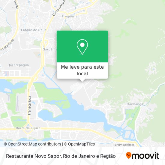 Restaurante Novo Sabor mapa