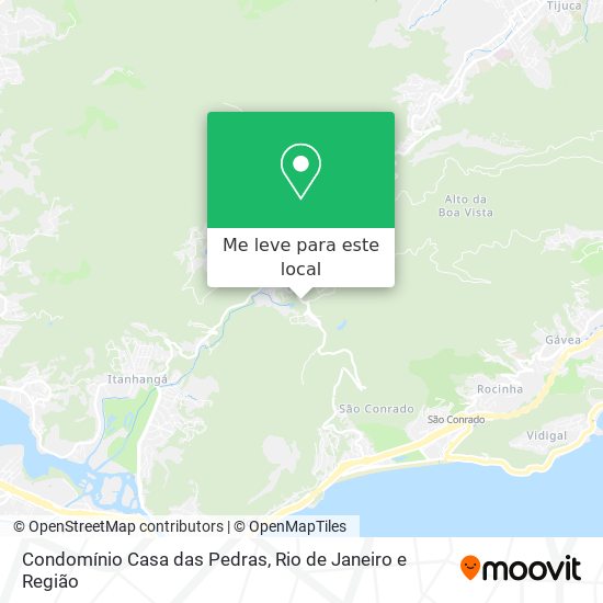 Condomínio Casa das Pedras mapa
