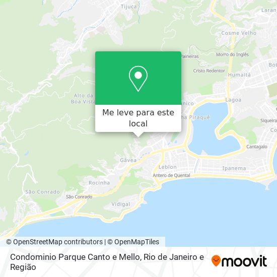 Condominio Parque Canto e Mello mapa