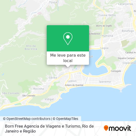 Born Free Agencia de Viagens e Turismo mapa