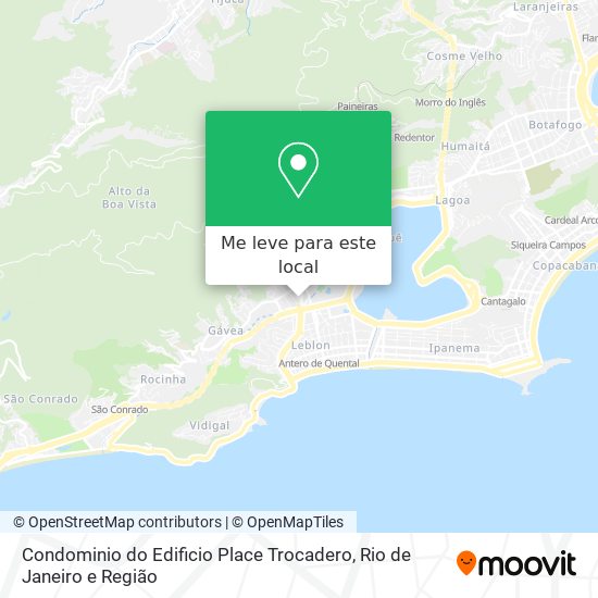 Condominio do Edificio Place Trocadero mapa