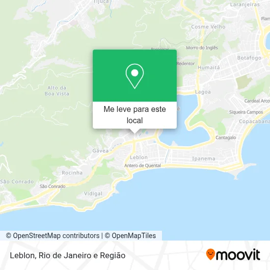 Leblon mapa