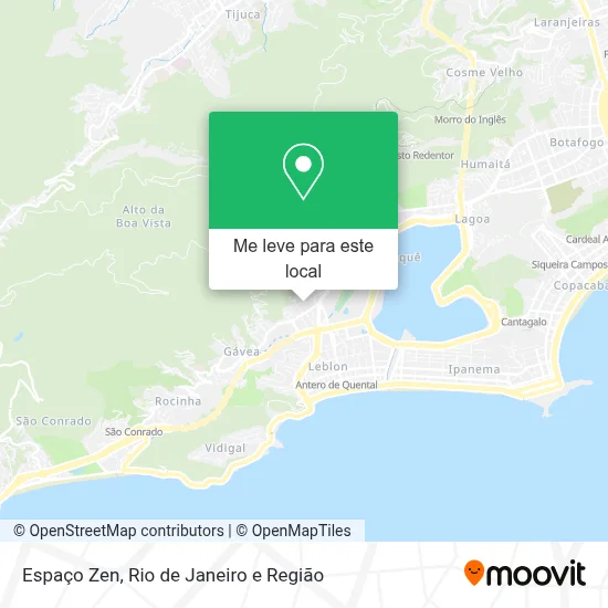 Espaço Zen mapa