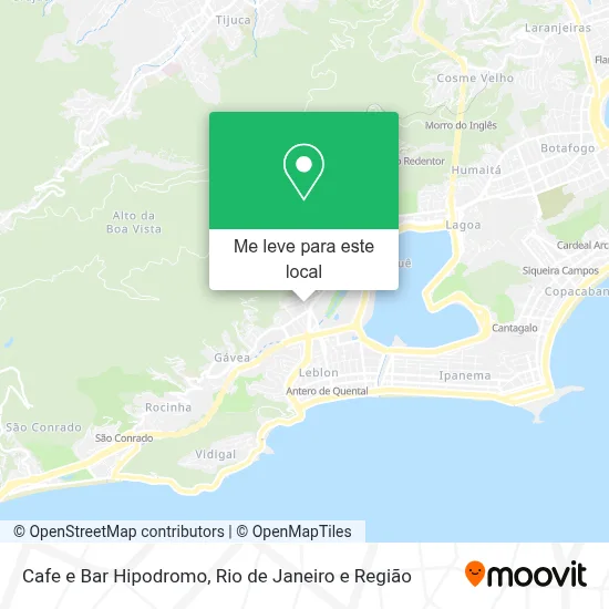 Cafe e Bar Hipodromo mapa