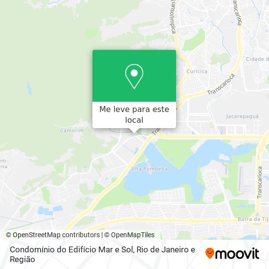 Condomínio do Edifício Mar e Sol mapa