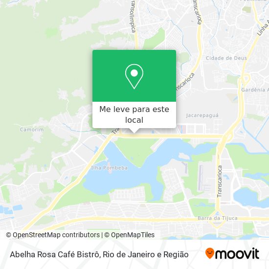 Abelha Rosa Café Bistrô mapa