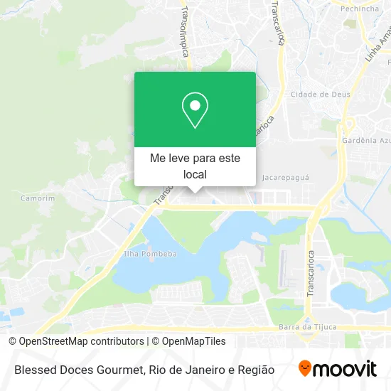 Blessed Doces Gourmet mapa