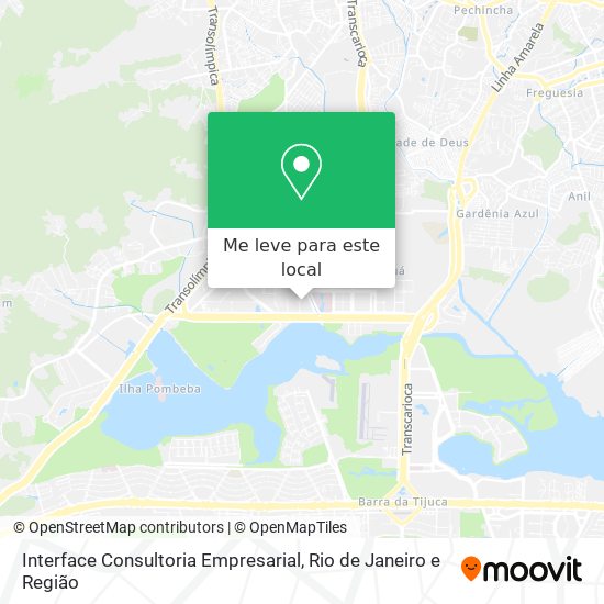 Interface Consultoria Empresarial mapa