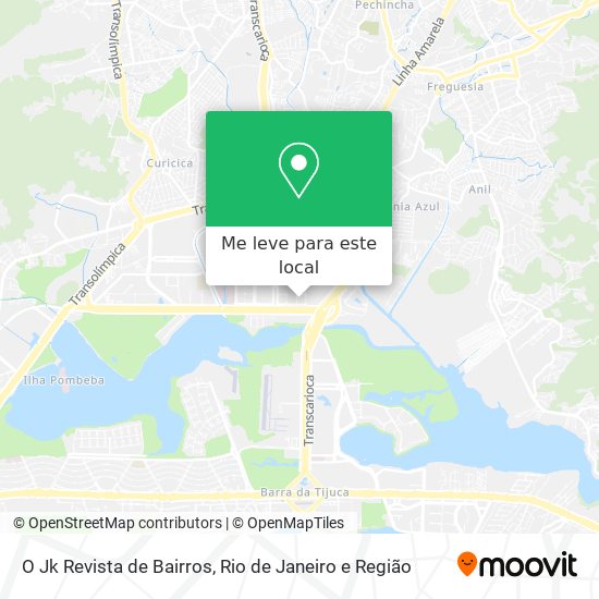 O Jk Revista de Bairros mapa
