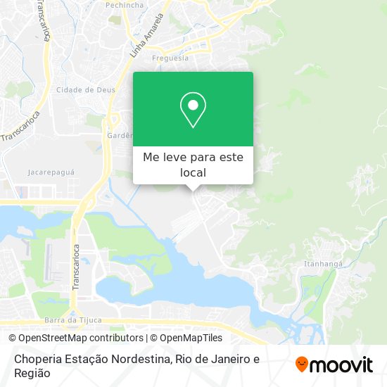 Choperia Estação Nordestina mapa