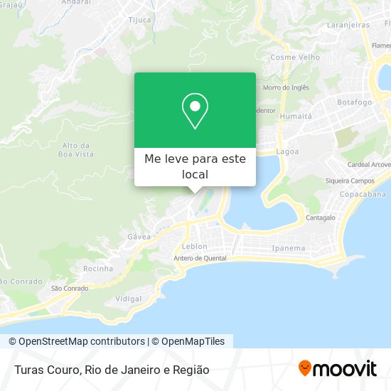 Turas Couro mapa