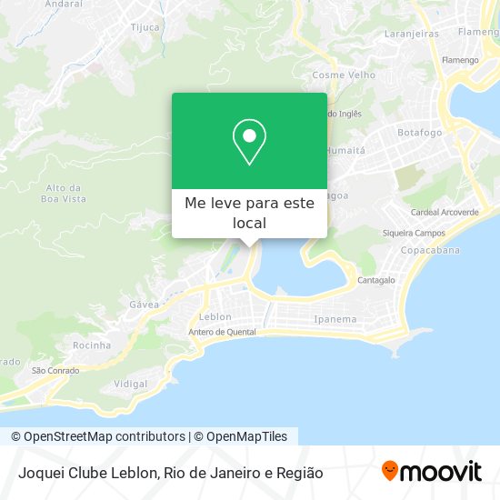 Joquei Clube Leblon mapa