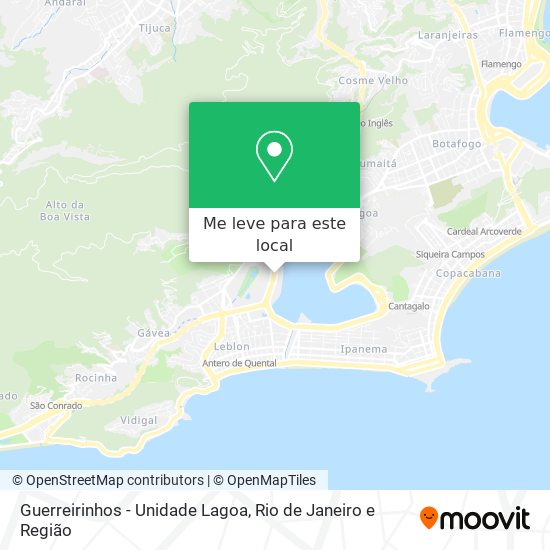 Guerreirinhos - Unidade Lagoa mapa