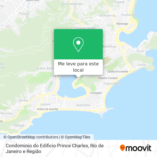 Condominio do Edificio Prince Charles mapa