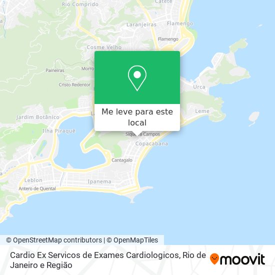 Cardio Ex Servicos de Exames Cardiologicos mapa