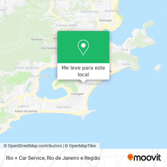 Rio + Car Service mapa