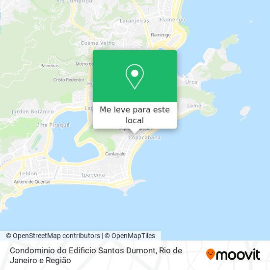 Condominio do Edificio Santos Dumont mapa