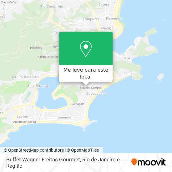 Buffet Wagner Freitas Gourmet mapa