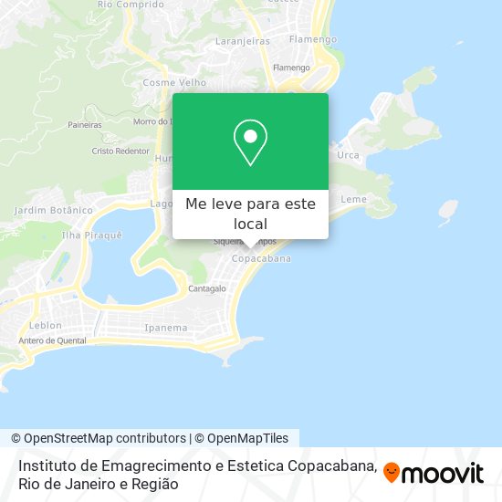 Instituto de Emagrecimento e Estetica Copacabana mapa
