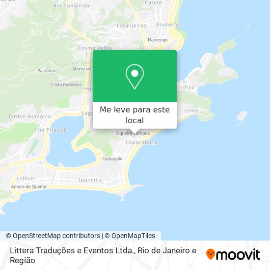Littera Traduções e Eventos Ltda. mapa