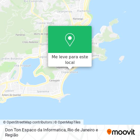Don Ton Espaco da Informatica mapa