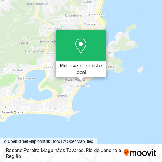Rosane Pereira Magalhães Tavares mapa