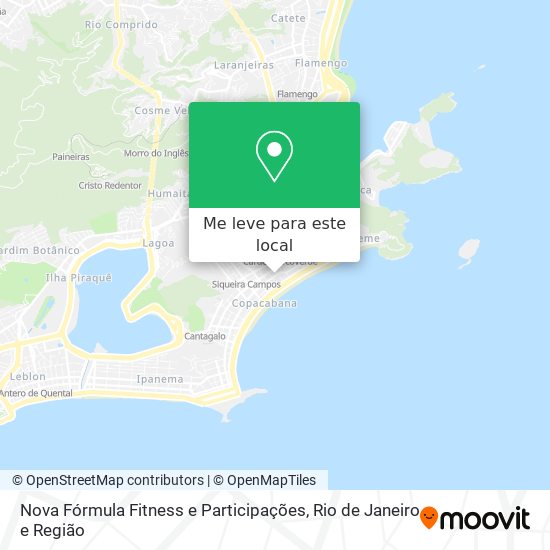 Nova Fórmula Fitness e Participações mapa