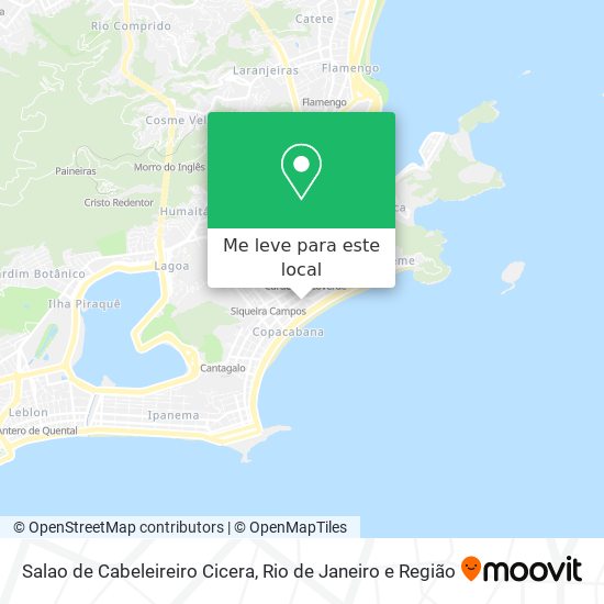 Salao de Cabeleireiro Cicera mapa