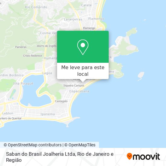 Saban do Brasil Joalheria Ltda mapa