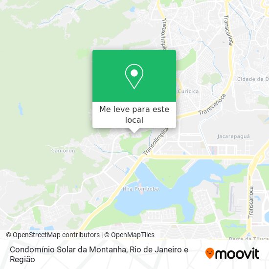 Condomínio Solar da Montanha mapa