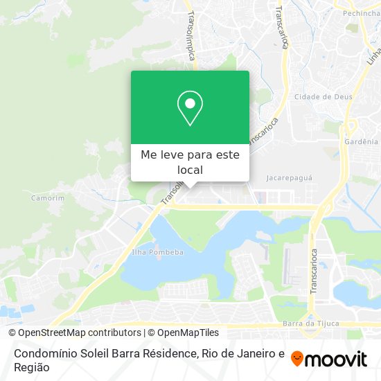 Condomínio Soleil Barra Résidence mapa