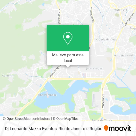 Dj Leonardo Makka Eventos mapa
