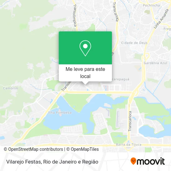 Vilarejo Festas mapa