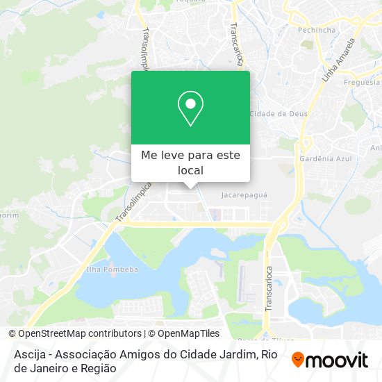 Ascija - Associação Amigos do Cidade Jardim mapa