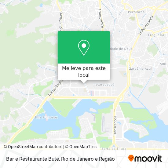 Bar e Restaurante Bute mapa