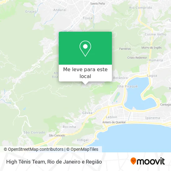 High Tênis Team mapa