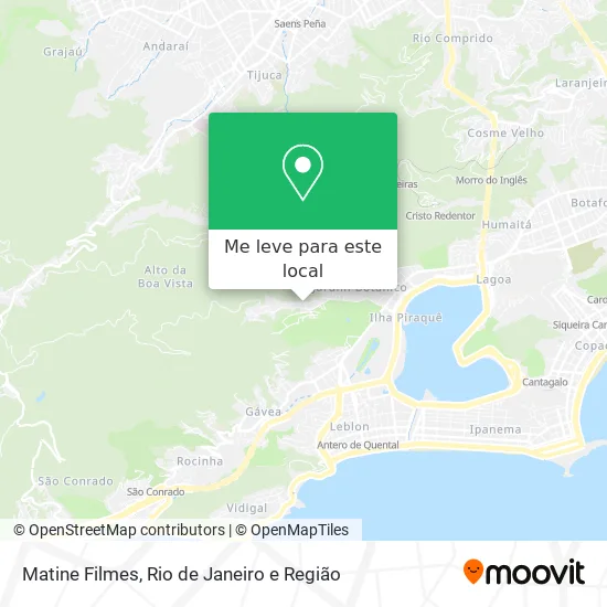 Matine Filmes mapa