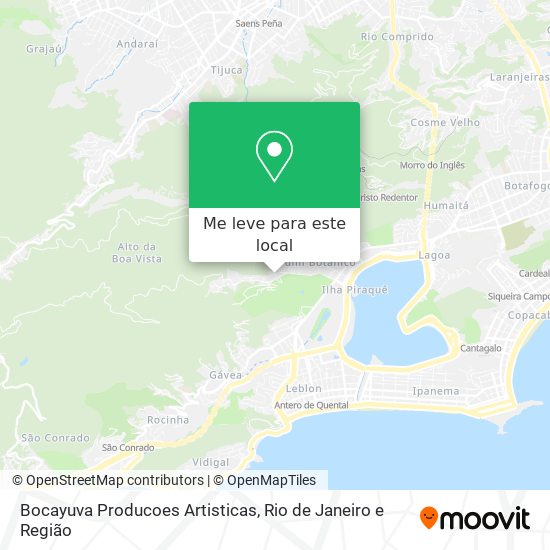 Bocayuva Producoes Artisticas mapa