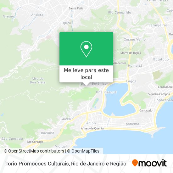 Iorio Promocoes Culturais mapa