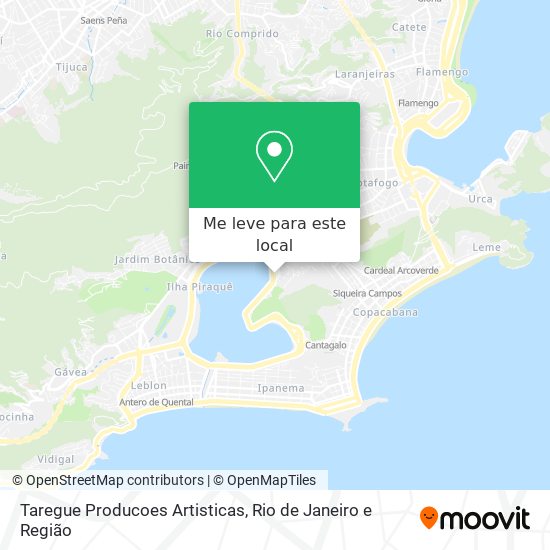 Taregue Producoes Artisticas mapa