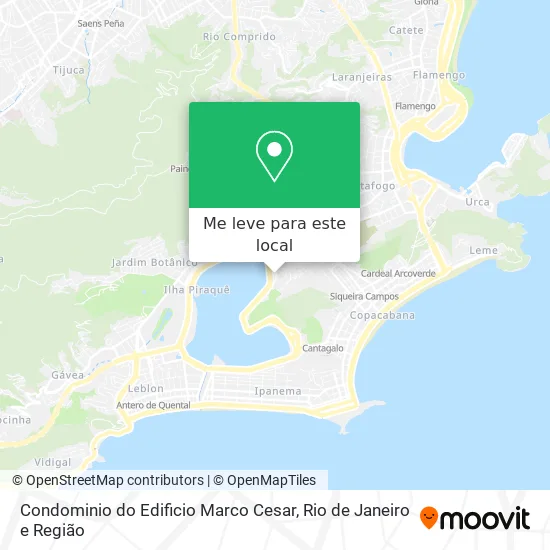 Condominio do Edificio Marco Cesar mapa